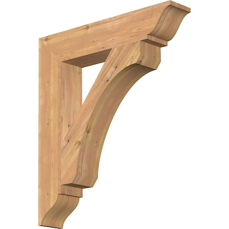 Legacy Traditional Smooth Bracket, Western Red Cedar, 5 1/2"W x 30"D x 34"H
